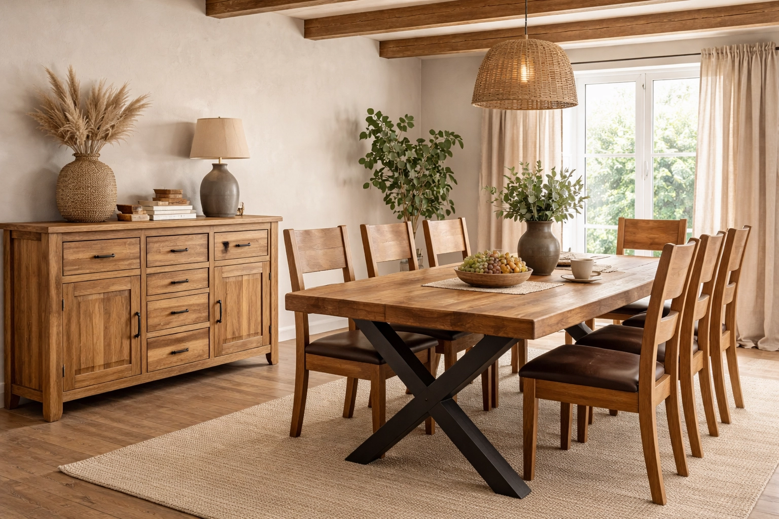 Štýlové komody a jedálenské stoly z masívu: Inšpirácia pre váš interiér