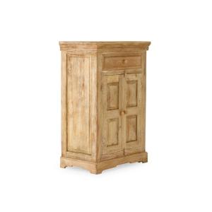 Masívna komoda z mangového dreva, lakovaná, prírodná farba – 75×46×114 cm