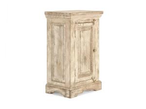 Masívna kúpeľňová spodná skrinka Patina z mangového dreva, lakovaná, prírodná farba – 48×33×80 cm