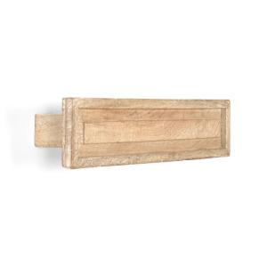 Masívny držiak na uteráky Patina z mangového dreva, lakovaný, prírodný – 50 cm
