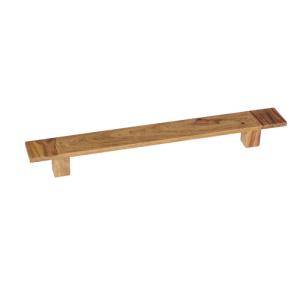 Masívny držiak na uteráky Leeston z palisandra, lakovaný, hnedý – 85 cm
