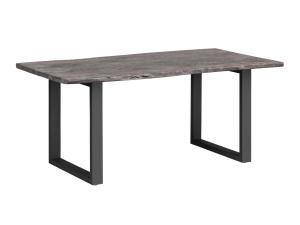 Masívny jedálenský stôl Bullwer z akácie, lakovaný, šedý – 200×100 cm