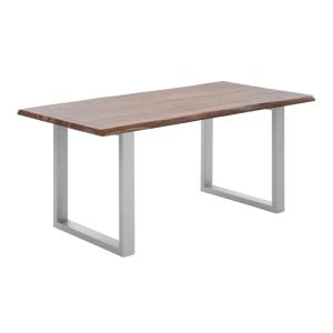 Masívny jedálenský stôl Bullwer z palisandra, lakovaný, hnedý – 200×100 cm