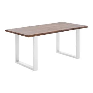 Masívny jedálenský stôl Bullwer z palisandra, lakovaný, hnedý – 170×90 cm