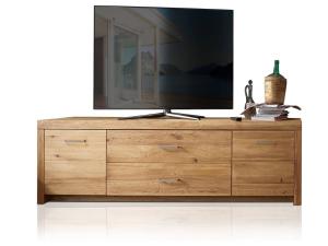Masivní TV stolek 223 cm Tirol II divoký dub