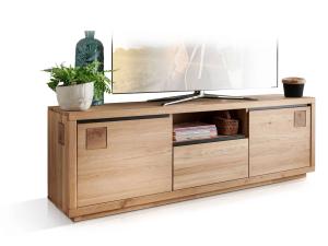 TV stolek masiv dub 170 cm Trentino divoký