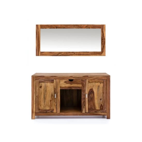 Masivní koupelnový set Lagos 2dílný palisandr, lakovaný, hnědý