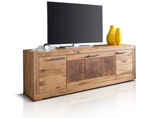Masivní TV stolek 178 cm Vancaro III divoký dub