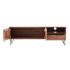 Masivní TV stolek Wildwood z palisandru, lakovaný, hnědý – 150×45×50 cm