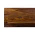 Masivní nástěnná police Palison z palisandru, lakovaná, hnědá – 130×25×35 cm