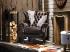 Křeslo ušák Chesterfield Pittsfield z pravé kůže, hnědé – 89×79×104 cm