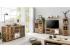 Masivní komoda Highboard Pune z mangového dřeva, lakovaná, přírodní barva – 80×43×110 cm