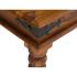 Masivní jídelní sestava Merlin I z palisandru, lakovaná, hnědá – 180x90 cm + 6 židlí