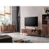 Masivní TV stolek Wildwood z palisandru, lakovaný, hnědý – 150×45×50 cm