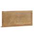 Masivní koupelnové zrcadlo Burnham II z recyklované borovice, lakované, přírodní – 140×15×66 cm