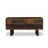 Masivní lavice Woodend Acacia z akáciového dřeva, lakovaná, hnědá – 100×40×45 cm