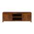 Masivní TV stolek Palison dark z palisandru, lakovaný, hnědý – 150×42×50 cm