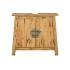 Masivní umyvadlová skříňka Rangoon z recyklované borovice, lakovaná, hnědá – 70×32×61 cm