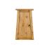 Masivní nástěnná skříňka do koupelny Rangoon z recyklované borovice, lakovaná, hnědá – 42×22×70 cm