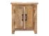 Masivní skříňka pod umyvadlo Santa Cruz z mangového dřeva, povrchová úprava, přírodní barva