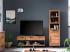 Masivní TV stolek Sydney z akácie, lakovaný, hnědý – 137×45×55 cm