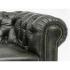 Masivní křeslo Chesterfield z pravé kůže, zelené – 100×90×72 cm