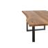 Masivní jídelní stůl Bullwer z akácie, lakovaný, hnědý – 200×100 cm