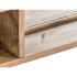 Masivní koupelnové zrcadlo Dingle II z recyklované borovice, lakované, přírodní – 130×60 cm