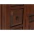 Masivní komoda Highboard Catana z borovice, hnědá, lakovaná – 107×45×130 cm