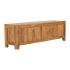 Masivní šatní lavice z palisandru, lakovaná, hnědá – 160×40×50 cm