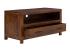 Masivní televizní stolek Palison z palisandru, lakovaný, hnědý – 100×42×50 cm