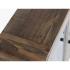 Masivní koupelnová zrcadlová skříňka Dingle z recyklované borovice, lakovaná, přírodní / šedá – 67×20×55 cm