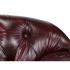 Pohovka Chesterfield Hereford 2-místná z pravé kůže, červená