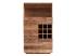 Masivní komoda Oldwood z recyklovaného tvrdého dřeva, lakovaná, přírodní barva – 80×40×145 cm