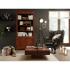 Taburet Chesterfield Pittsfield z pravé kůže, hnědý