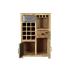 Masivní komoda Highboard Pune z mangového dřeva, lakovaná, přírodní barva – 80×43×110 cm