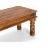 Masivní lavice Merlin z palisandru, lakovaná, hnědá – 180×45 cm