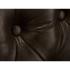 Masivní křeslo Chesterfield Kingsfield z pravé kůže, hnědé – 89×79×104 cm