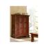 Masivní komoda Highboard Catana z borovice, hnědá, lakovaná – 107×45×130 cm