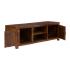 Masivní TV stolek Palison dark z palisandru, lakovaný, hnědý – 150×42×50 cm