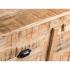 Masivní komoda Highboard Caribou z mangového dřeva, lakovaná, přírodní barva