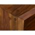 Masivní TV stolek Cube I z palisandru, lakovaný, hnědý – 150×38×45 cm