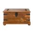 Masivní konferenční stolek Merlin z palisandru, lakovaný, hnědý – 95×95×45 cm