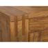 Masivní šatní lavice z palisandru, lakovaná, hnědá – 160×40×50 cm