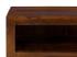 Masivní televizní stolek Palison z palisandru, lakovaný, hnědý – 100×42×50 cm