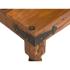 Masivní jídelní sestava Merlin I z palisandru, lakovaná, hnědá – stůl 150x90 cm + 6 židlí