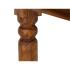 Masivní jídelní stůl Merlin z palisandru, lakovaný, hnědý – 120×80 cm