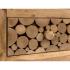 Masivní koupelnová spodní skříňka Katha z akácie, lakovaná, hnědá – 42×30×80 cm