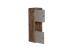Masivní koupelnová skříňka Dingle z recyklované borovice a MDF, lakovaná, přírodní / šedá – 40×25×110 cm