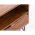 Masivní TV stolek Wildwood z palisandru, lakovaný, hnědý – 150×45×50 cm
